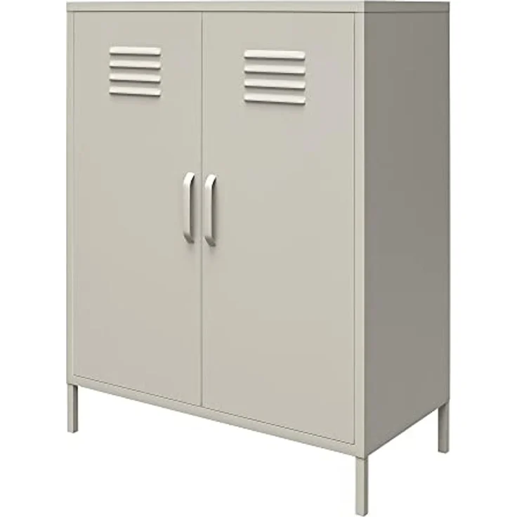 loft24 Mehrzweckschrank Bradford Spind Schrank aus Metall, 2 Türen – Bild 6