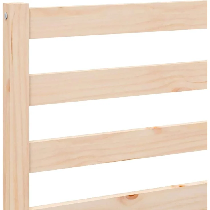 vidaXL Bettrahmen Natur 208,5 x 157,5 x 69,5 cm Massivholz Kiefer 900320 – Bild 7
