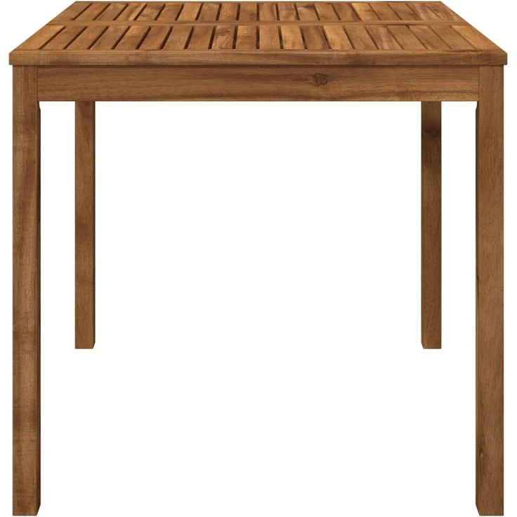 vidaXL Gartentisch LAREN Natur 80 x 80,5 x 75 cm Massivholz Akazie 901248 – Bild 3