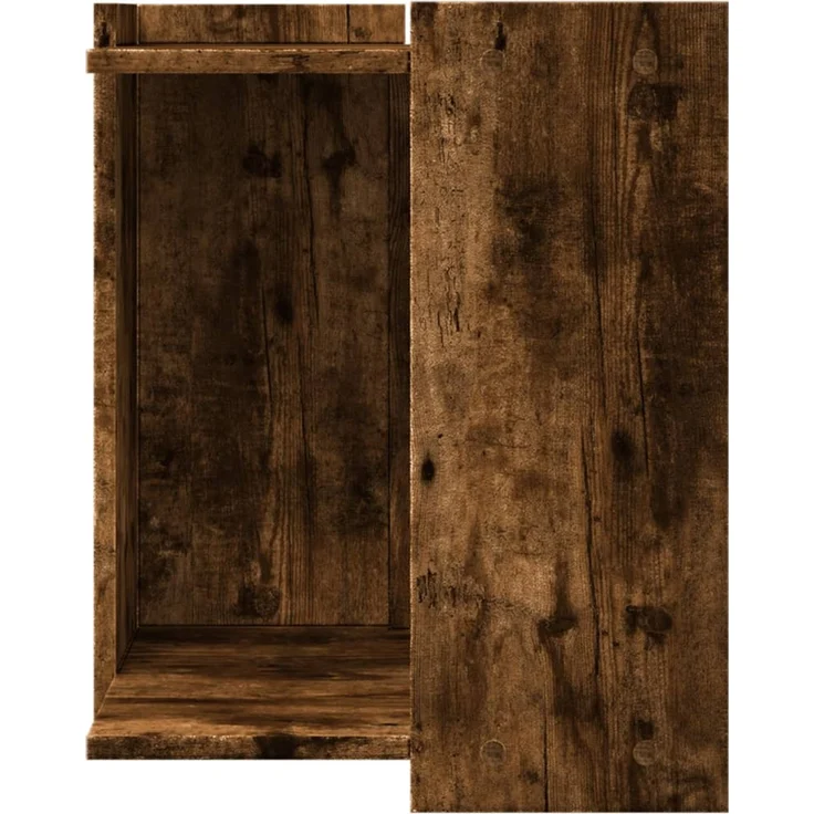 vidaXL Katzenklo Räuchereiche 42x42x51 cm Holzwerkstoff 857746 – Bild 4
