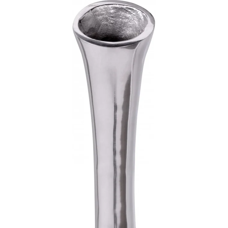 Dekovase >BOTTLE< in Silber, Aluminium - 13x100x13cm (BxHxT) – Bild 4