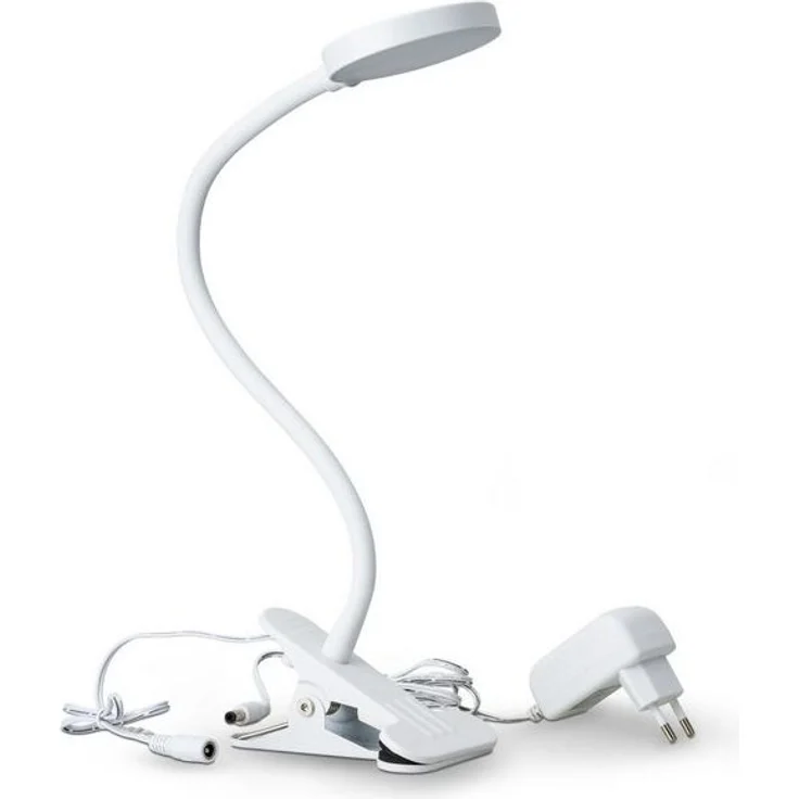 SEBSON LED Steckdosenleuchte LED Klemmlampe Bett 4W - Stecker, dimmbar, neutralweiß, Tischlampe, LED integriert, neutralweiß, Neutralweiß 4000K, 300lm, 4W, Dimmbar in 3 Stufen, inkl. Netzteil – Bild 4