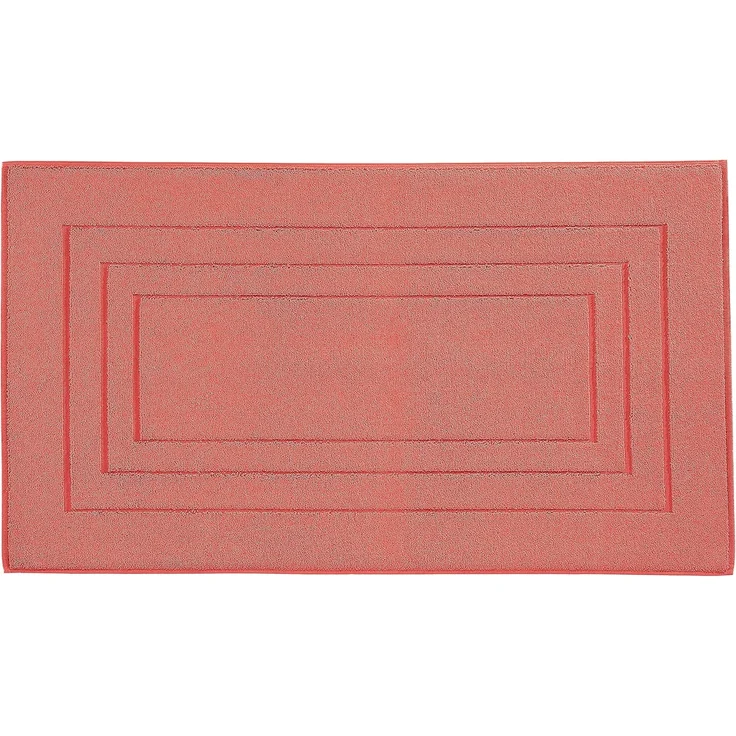 Vossen Badematte Feeling, Höhe 10 mm, beidseitig nutzbar, fußbodenheizungsgeeignet, Baumwolle, quadratisch, Badteppich, Uni-Farben, mit Bordüre, Hoch-Tief Effekt, reine Baumwolle – Bild 6