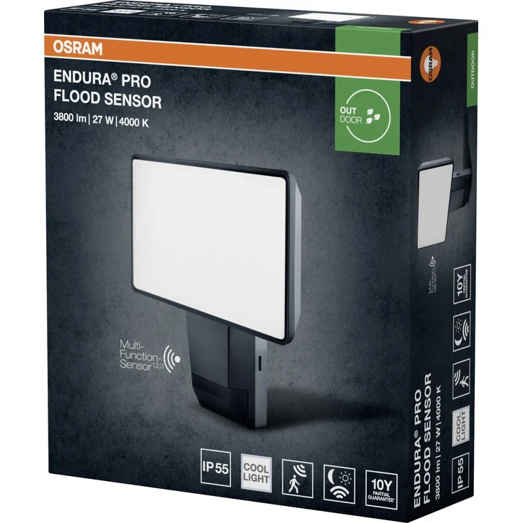 Osram Außenleuchte Endura PRO Flood Sensor 27W 4000K IP55 dunkelgrau – Bild 4