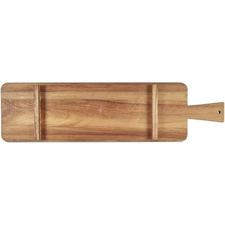 HOME DECO FACTORY, KA0328, 60 cm Acacia Stand, ideal for Serving Tapas and aperitifs, elegant Design and Easy to Maintain, Brown Color – Bild 5