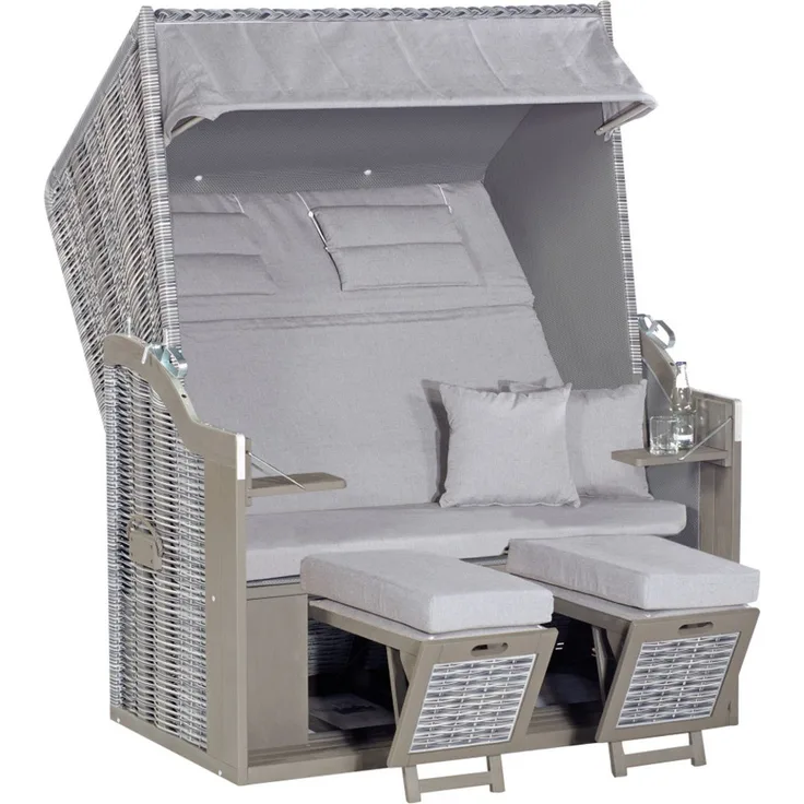 Sunny Smart Strandkorb 34 Z XL Pinie onix Stoff 1222