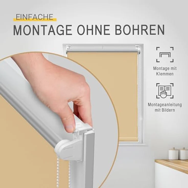 Sol Royal Thermorollo SolReflect T42 für Fenster & Türen Creme, 160 x 40 x 3.1 cm – Bild 8
