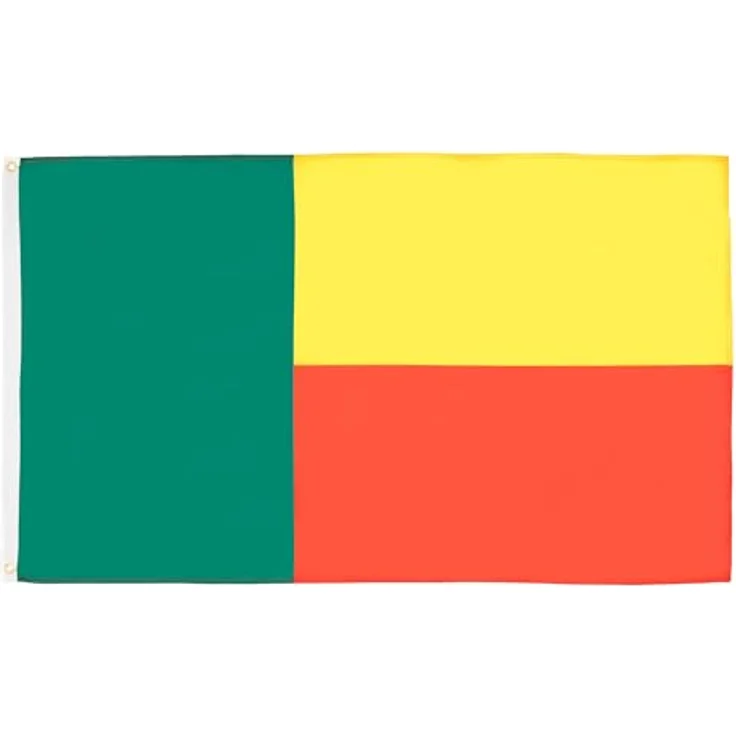 AZ FLAG - Flagge Benin - 150x90 cm - Beninische Fahne 100% Polyester mit Messing-Ösen - 110g – Bild 1