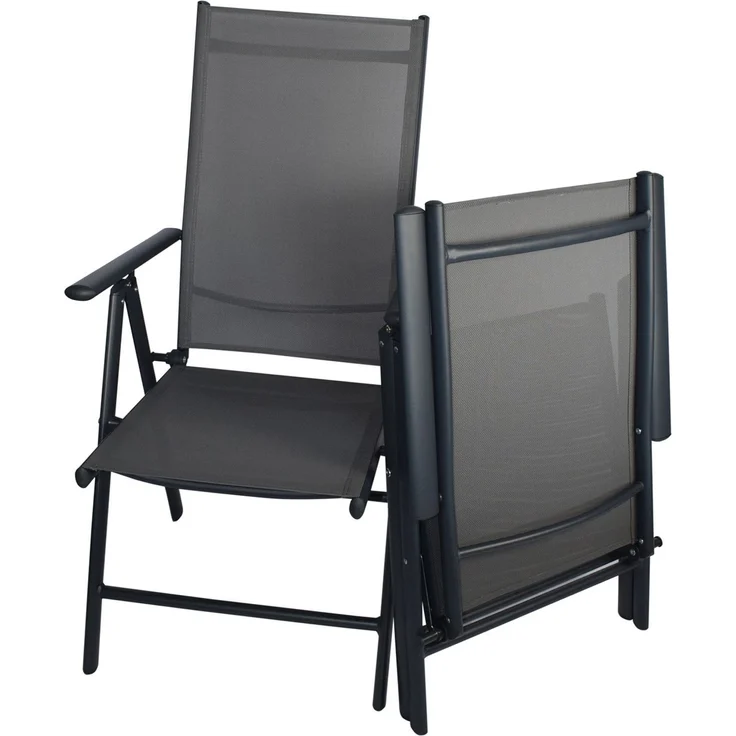 Klappstuhl Aluminium 2er Set Garten- & Campingstuhl – Bild 6