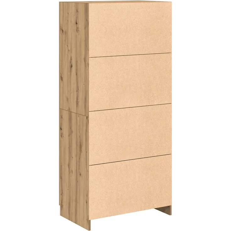 vidaXL Kleiderschrank Artisan-Eiche 90x52x200 cm Holzwerkstoff 855885 – Bild 5