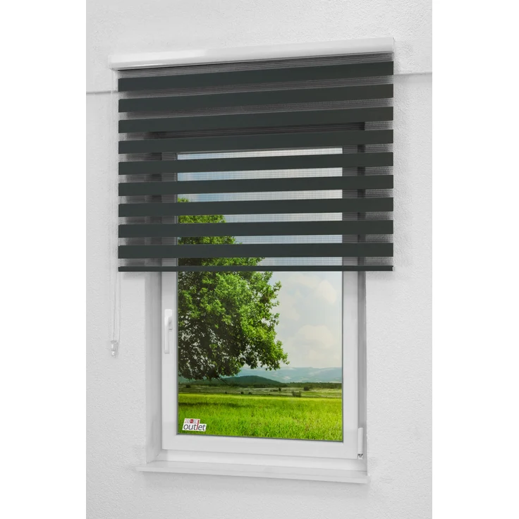 Rollo Kassette Anthrazit, LYSEL®, blickdicht, HxB 175x40cm – Bild 7