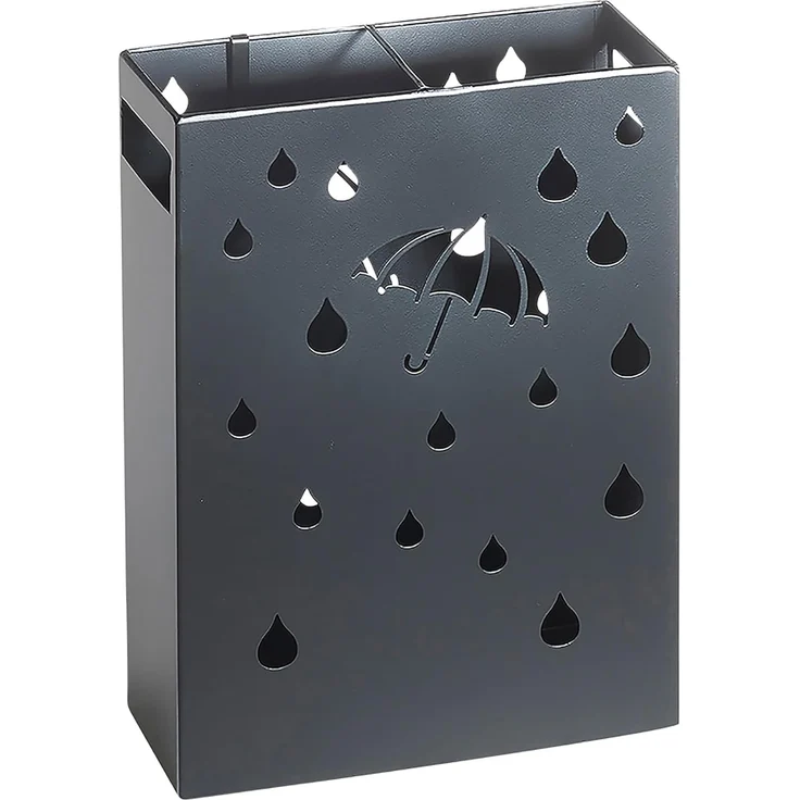 Kobolo Schirmständer Regenschirmständer UMBRELLA aus Metall schwarz – Bild 1