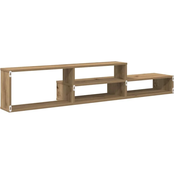 Wand-TV Stand, TV-Regal 150x25x28,5cm Holzwerkstoff – Bild 7