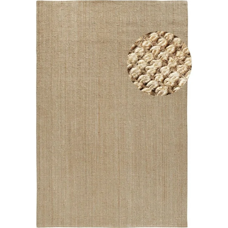 Villeroy & Boch Teppich Rosalie Juteteppich, rechteckig, Höhe: 10 mm, Läufer, Jute, Natur, Wohnzimmer, Esszimmer, Schlafzimmer, Flur – Bild 1