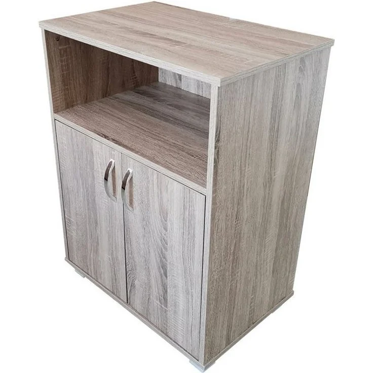 HTI-Living Hochschrank Küchenschrank Sonoma Blanca (Stück, 1-St, 1 Küchenschrank) Anrichte Mehrzweckschrank – Bild 4