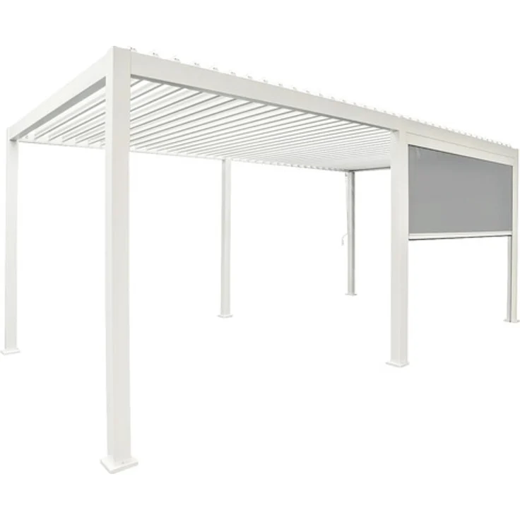 Mirador Sonnenrollo für 3m Pergola, weiß – Bild 2