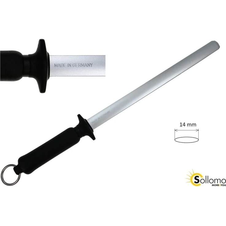 Neustanlo | Wetzstahl Messerschärfer diamant 33 cm Solingen – Bild 2
