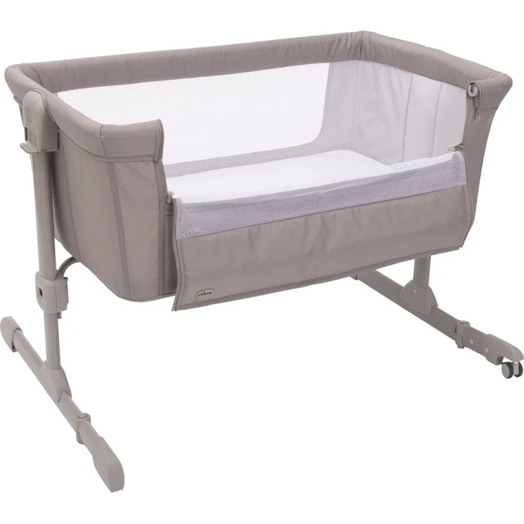 Chicco Next2Me Essential Babybett, Beistellbett, kompatibel mit verschiedenen Betten, höhenverstellbar, gute Luftzirkulation, Matratze und Tasche inklusive, 0-6 Monate, Beige – Bild 2