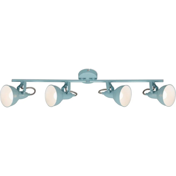 BRILONER - Deckenlampe Vintage schwenkbar, E14 Fassung, max. 40 Watt, Deckenleuchte, Lampe, Wohnzimmerlampe, Schlafzimmerlampe, Küchenlampe, Deckenstrahler, Deckenbeleuchtung, 79x19 cm, Mint-Weiß – Bild 1