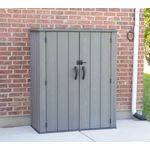 Lifetime Kunststoff Geräteschrank XL | Dunkelgrau