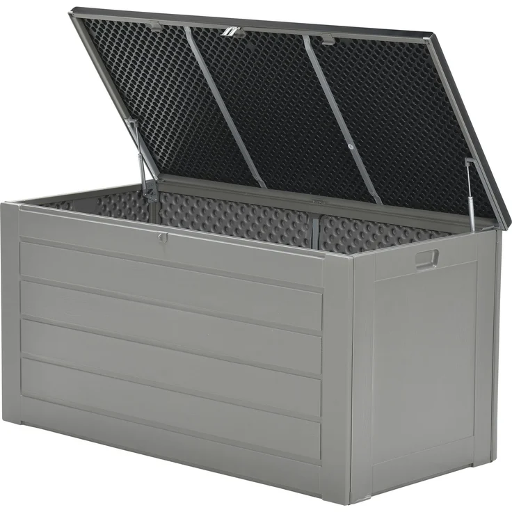 Garden Impressions JERSEY Auflagenbox Kissenbox Aufbewahrungsbox grau 680L – Bild 1