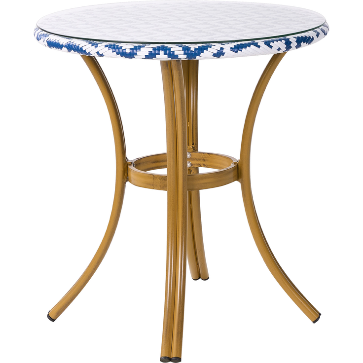 Gartentisch Glas Blau RIFREDDO