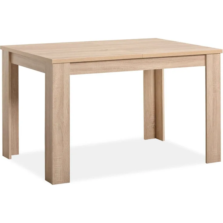 Esstisch ausziehbar Esszimmertisch Holztisch Küchentisch 120x80 cm Holz Massiv Eiche