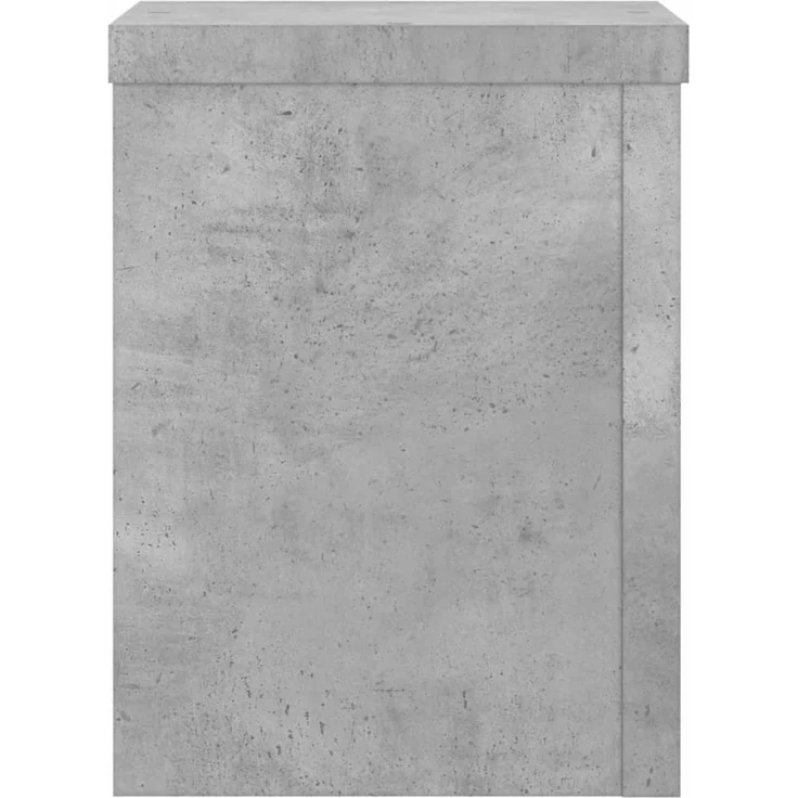 vidaXL Pflanzenständer 2 Stk. Betongrau 15x15x20 cm Holzwerkstoff 852891 – Bild 4