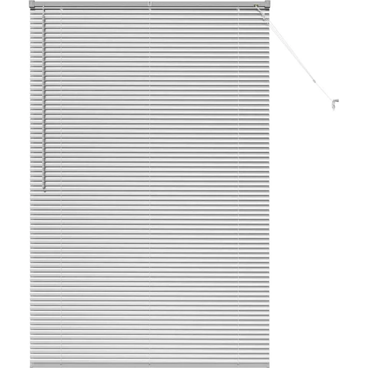 vidaXL Venezianische Jalousie Silber 175 x 110 cm 25 mm Aluminium 42005924 – Bild 2