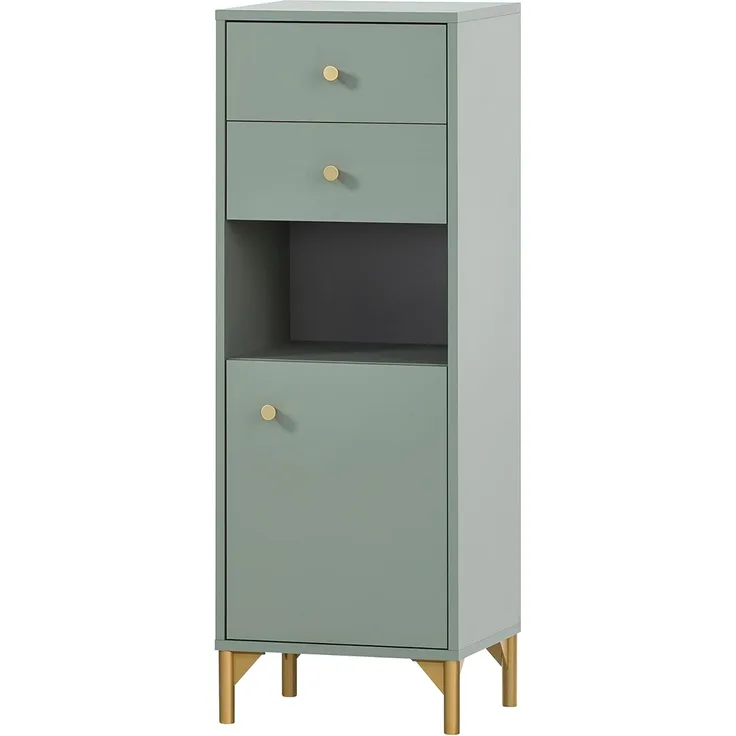 SCHILDMEYER Highboard Kommode Badschrank Unterschrank Schrank Ando Pistazie