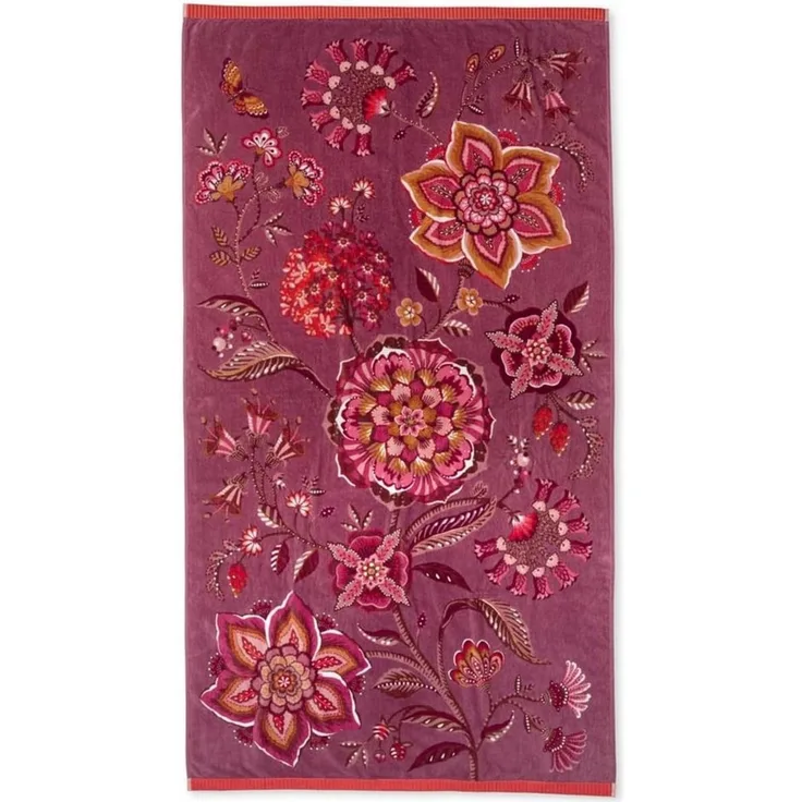 PIP Studio Family Strandtuch Liegetuch 100x180 Viva la Vida blue blau Blumen Floral