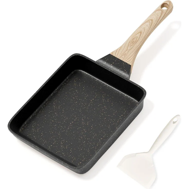 Induktionspfanne Tamagoyaki Omelette Antihaft Granit Beschichtung – Bild 1