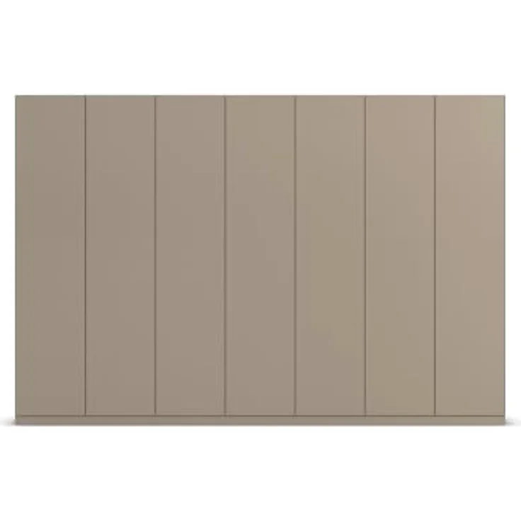 Rauch Möbel LUNIK, Kleiderschrank, Farbe Fango, Breite 315 cm | Schrank mit patentiertem Schnellmontagesystem, 7-türig, Push-to-open-Funktion, Zubehör Basic, für Schlafzimmer, Ankleide – Bild 10