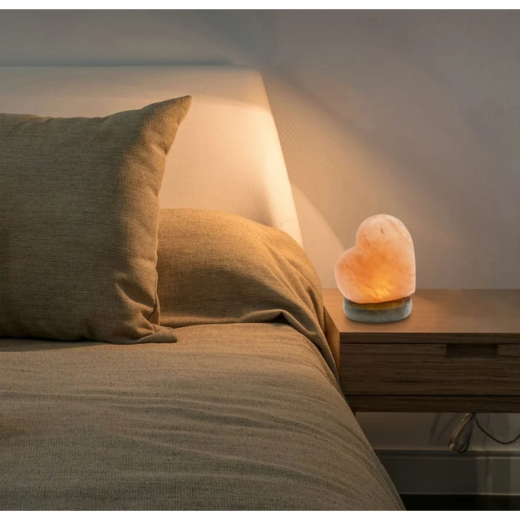 Salzkristall Lampe Tischlampe Salzkristalllampe Salzsteinlampe Salzlampe 28306 – Bild 2