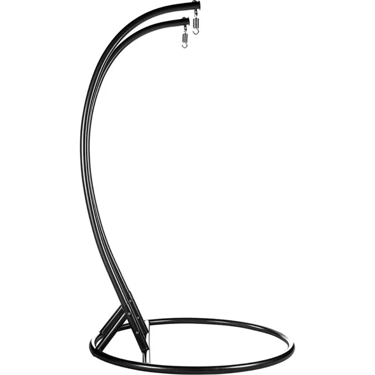 HOME DELUXE Gestell für Polyrattan Hängesessel TORUS - Schwarz
