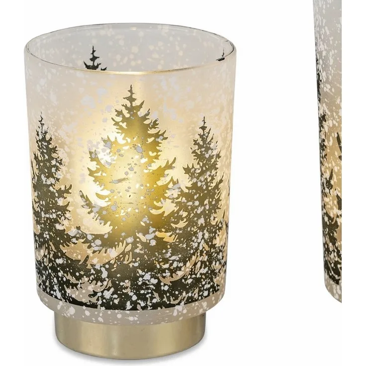 formano LED Tischleuchte Winterwald, mit Timerfunktion, Mehrfarbig, Motiv: Winterwald