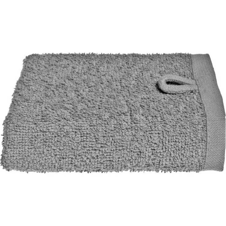 Julie Julsen Handtücher 1-Handtücher-Silbergrau-Waschhandschuh 15 x 21 cm, Baumwolle (1-St) – Bild 3