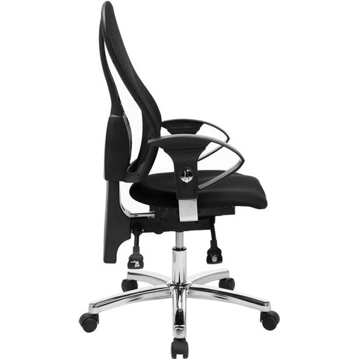 Topstar Drehstuhl Sitness 15 - schwarz Armlehnen Universalrollen. – Bild 2