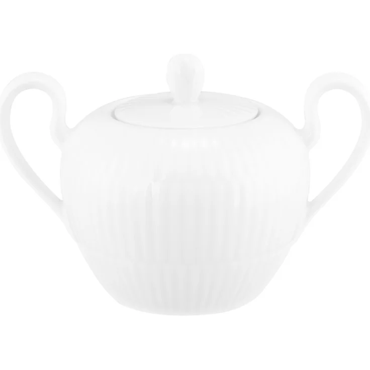 Seltmann Weiden Amina Zuckerdose mit Griffen 230 ml - Weiß – Bild 1