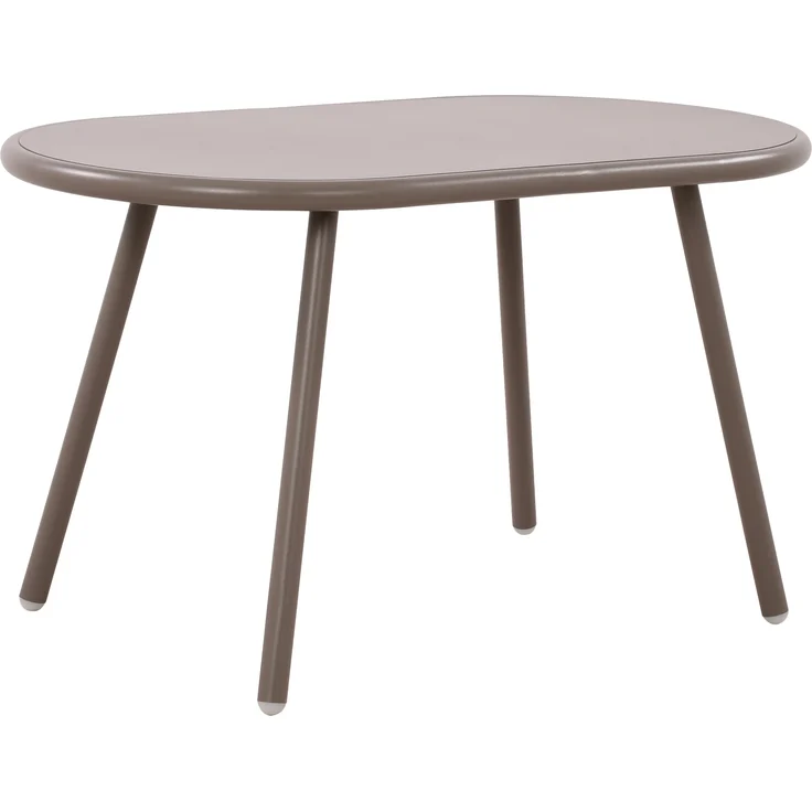 CLP 4er Sitzgruppe Veldin Set 1 Tisch 4 Stapelstühle wetterfest UV-beständig,taupe – Bild 7