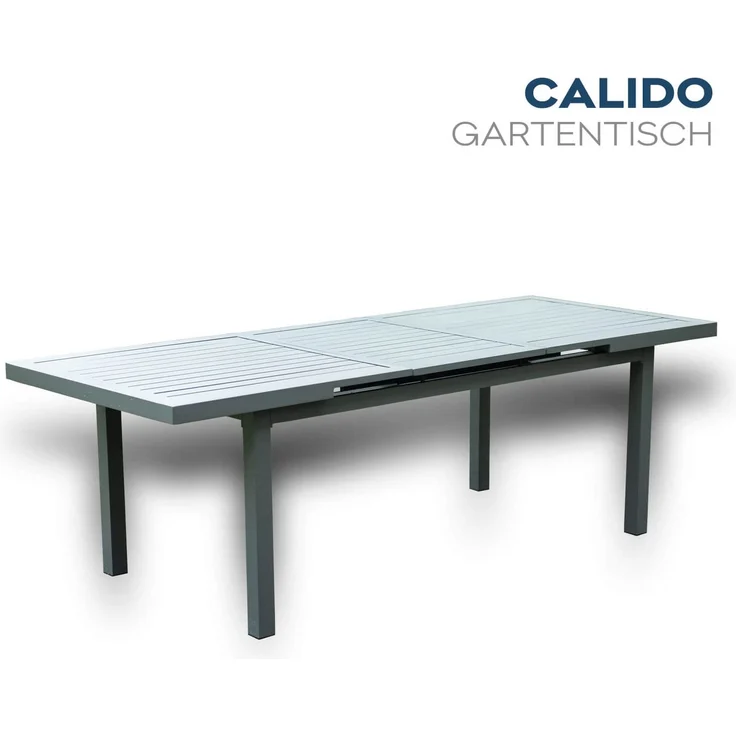 HOME DELUXE Garten-Sitzgruppe CALIDO MADERA inklusive ausziehbarer Gartentisch & 4 Stühlen – Bild 4