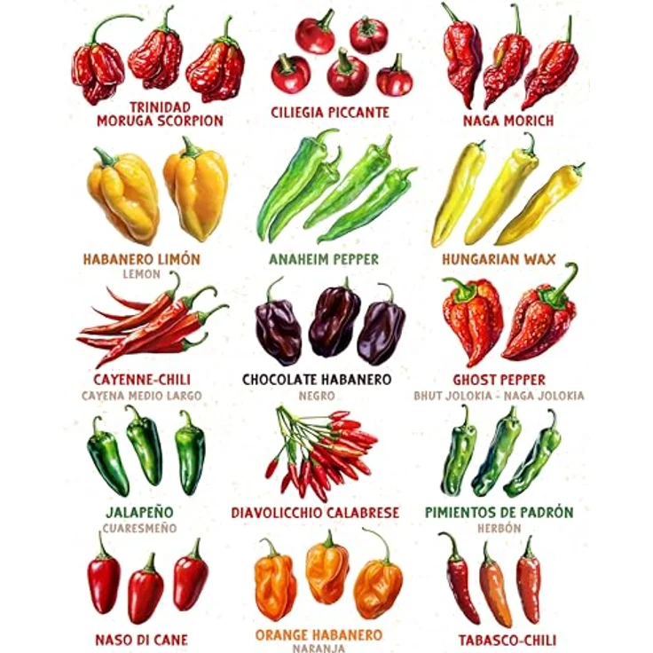 ZenGreens® - Bio Chilisamen im 15er Set - 15 Chili Samen für den einfachen Anbau im Garten, Balkon oder Hochbeet - Pflanzensamen - Saatgut – Bild 7