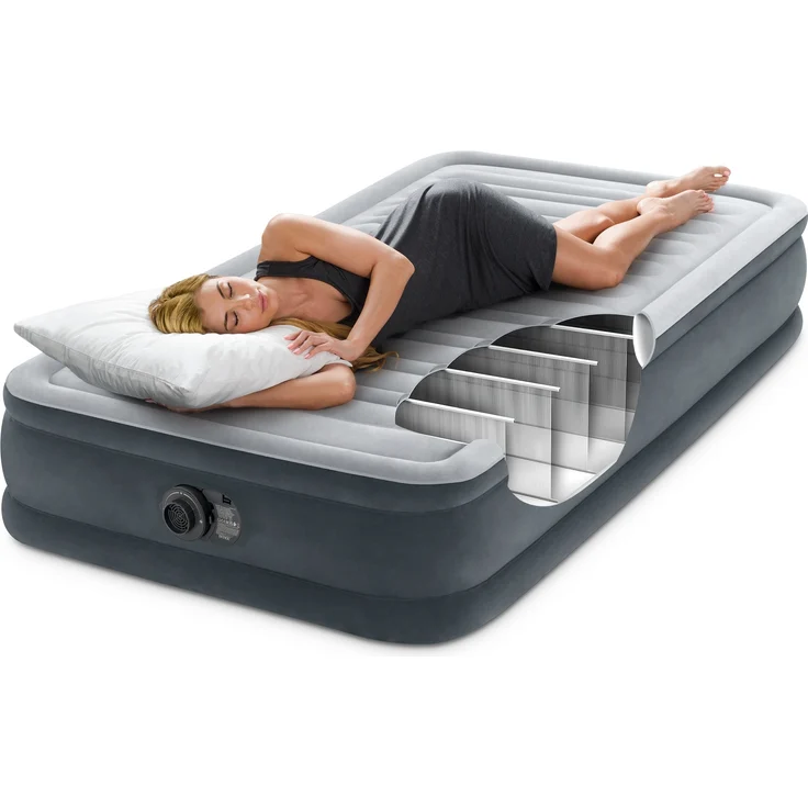 Intex 'DuraBeam ComfortPlushMidRise' Luftbett mit eingebauter, elektrischer Pumpe, 99x191 cm – Bild 10