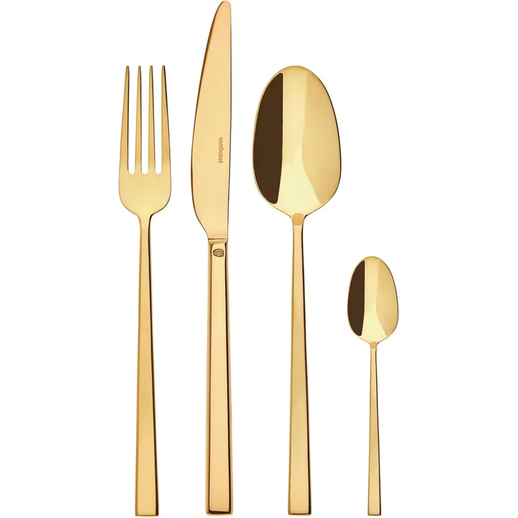 Sambonet Besteck Set 24-tlg. Rock Edelstahl gold