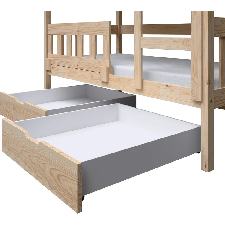 Selsey 'Vistena' Kinderbett mit Bettkasten, Kiefer, 75x180 cm – Bild 6