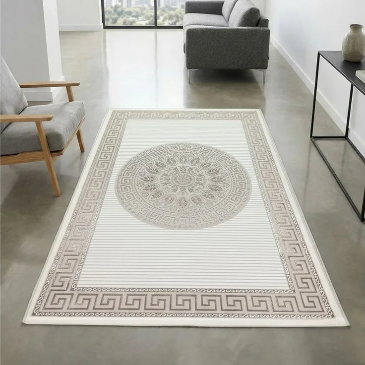 Carpetia Designteppich Dekorative Muster, rechteckig, Höhe: 8 mm, pflegeleicht, weich