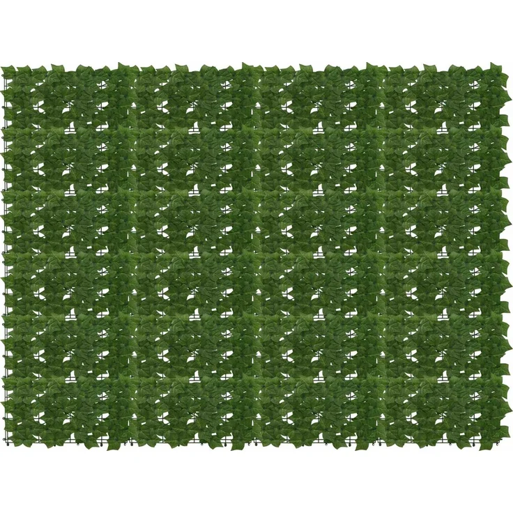 vidaXL Balkonsichtschutz mit Blättern Grün 200 x 150 cm 42040662 – Bild 1