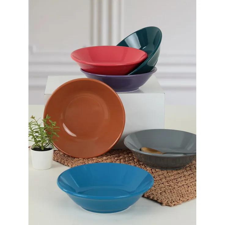 Hermia Concept 'X0001357100000000000000000' Teller-Set (6-teilig), Mehrfarbig, Ø 18 cm