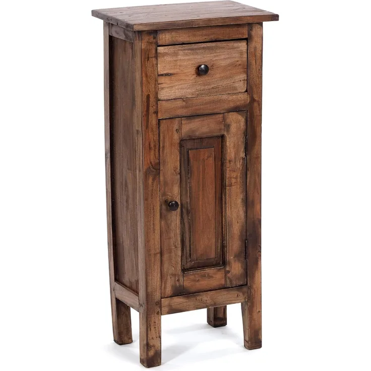 DESIGN DELIGHTS Kommode FLURSCHRANK PLANT 80x36cm (HxB) Massivholz, Telefontisch, Farbe: 02