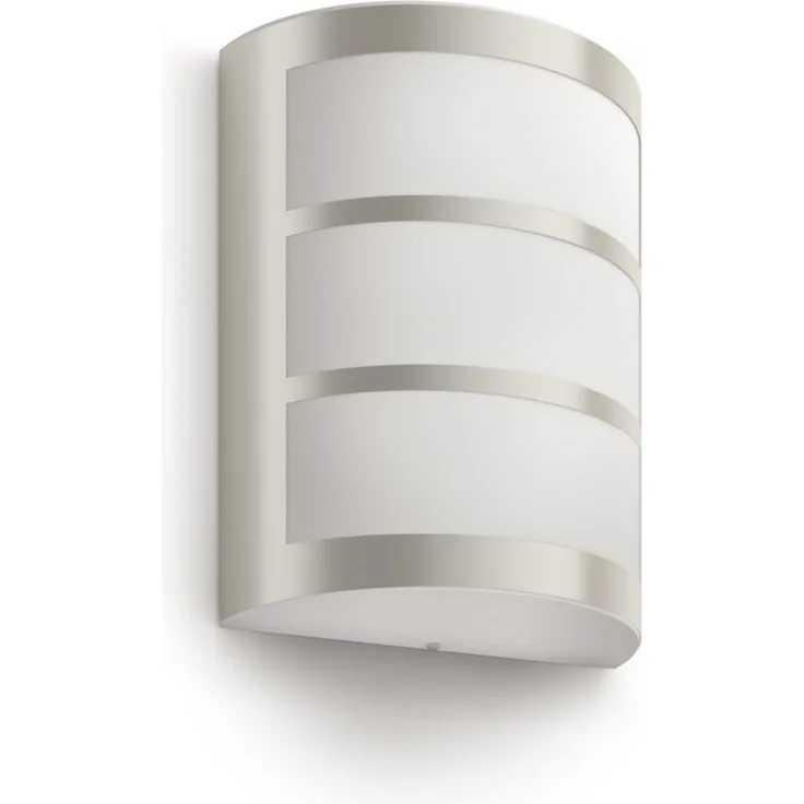Philips LED Außenwandleuchte Python Edelstahl warmweiß